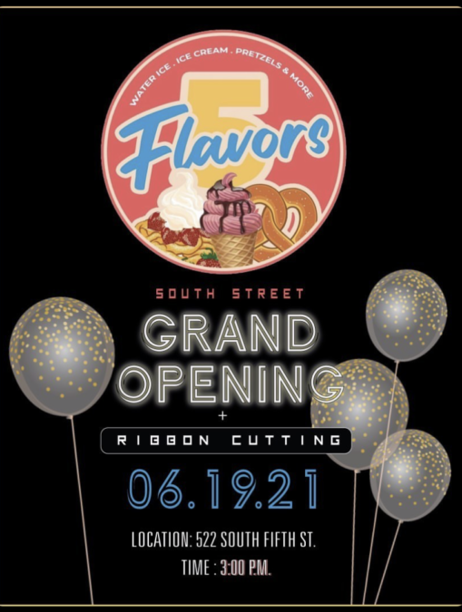 5 Flavors — Grand Opening & Ribbon Cutting