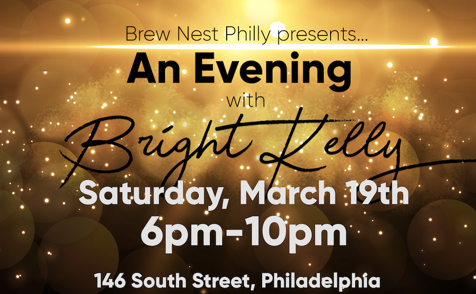 An Evening with Bright Kelly (ft. Hokkaido Brewing & Haha’s Kitchen) — Brew Nest Philly