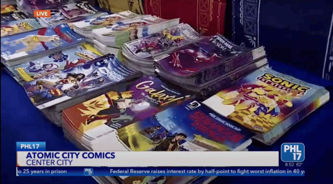 Free Comic Book Day at Atomic City Comics [PHL17: PRESS]