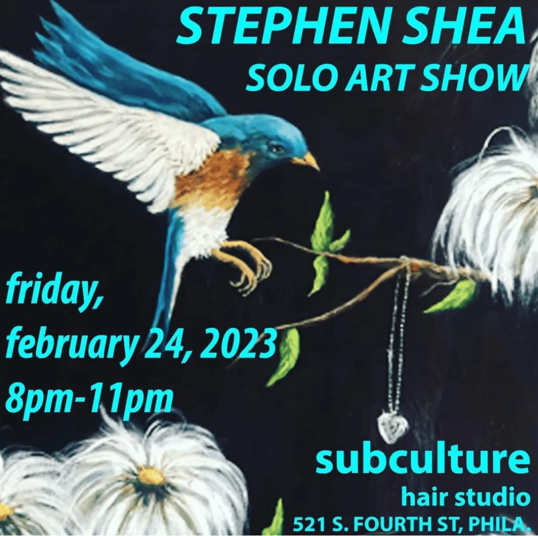 Fourth Friday at Subculture ft. Stephen Shea Artwork — Subculture Hair Studio