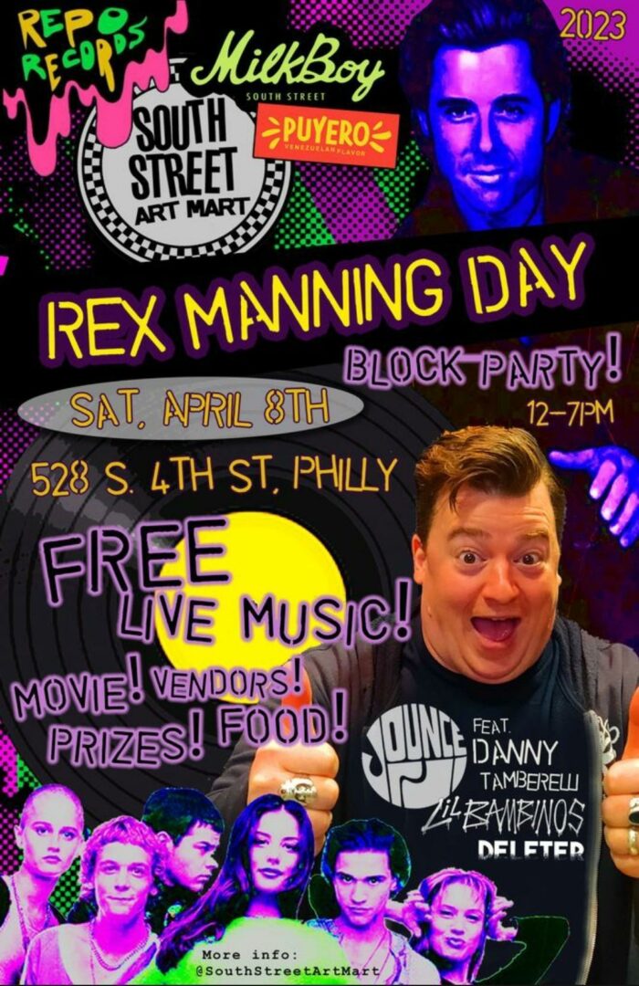 Rex Manning Day — South Street Art Mart Block Party