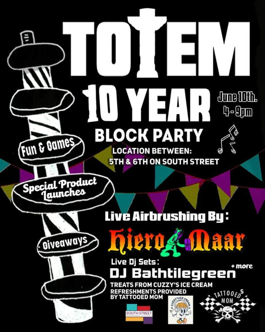 Totem 10 Year Anniversary Block Party
