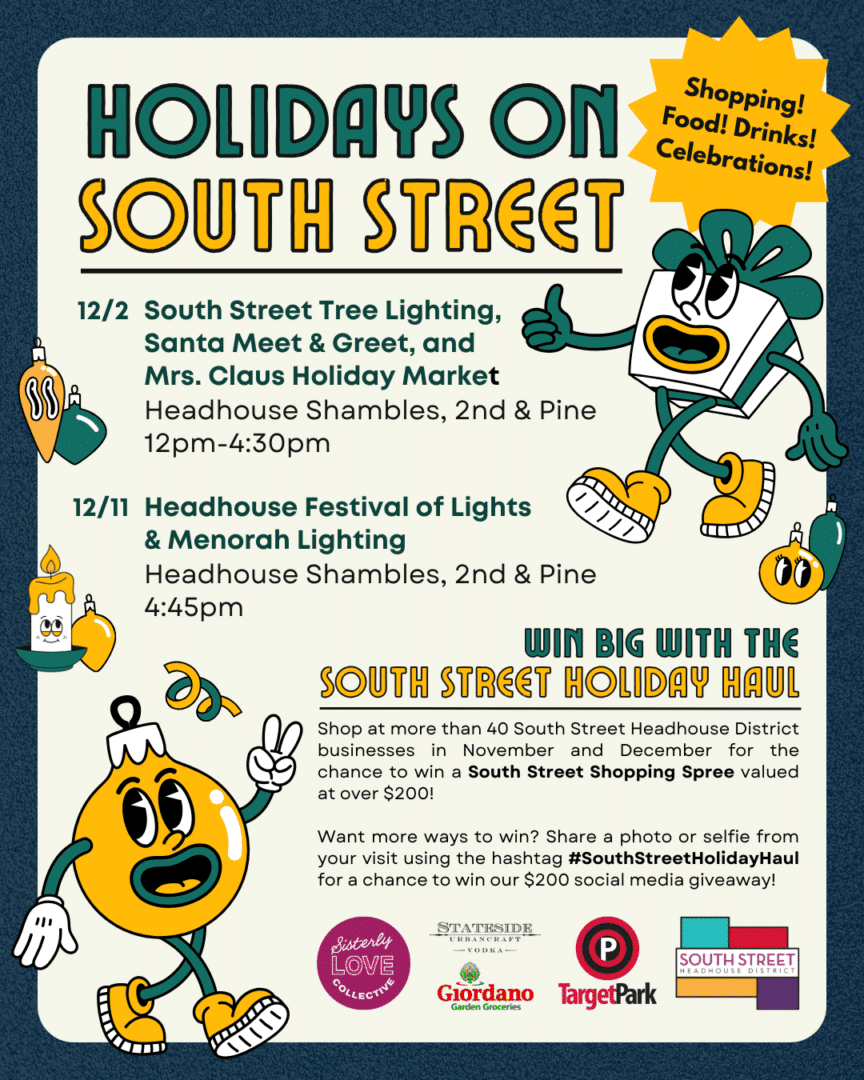 Holidays on South Street: Headhouse Festival of Lights & Menorah Lighting